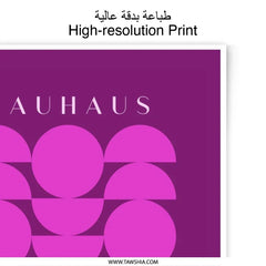 Bauhaus Exhibition 1923, Photographic Print, Modern Art Poster, Geometric Print, Abstract Art Print, Wall Art Decor - Tawshia