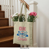 Ok The Rules Are Simple Tote Bag, Gamer Tote Bag, Gaming Tote Bag, Funny Tote Bag, Reusable Shopping Bag, Everyday Bag - Tawshia