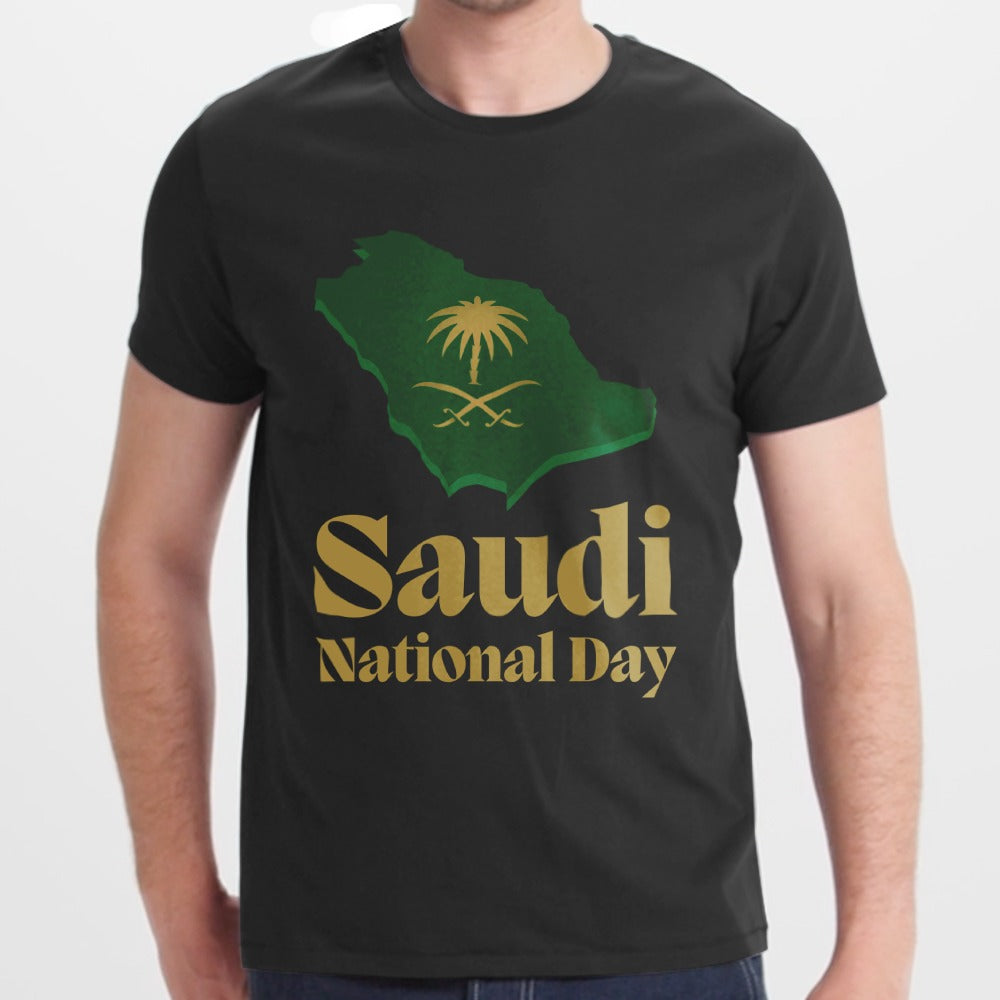 Saudi National Day Graphic T-Shirt product type