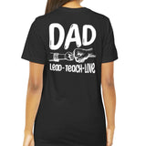 Dad Lead Teach Love Graphic T-Shirt product type