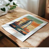Dubai Skyline Photographic Print, Burj Al Arab Art, United Arab Emirates Travel Poster, Cityscape Photography, Modern Home Decor - Tawshia