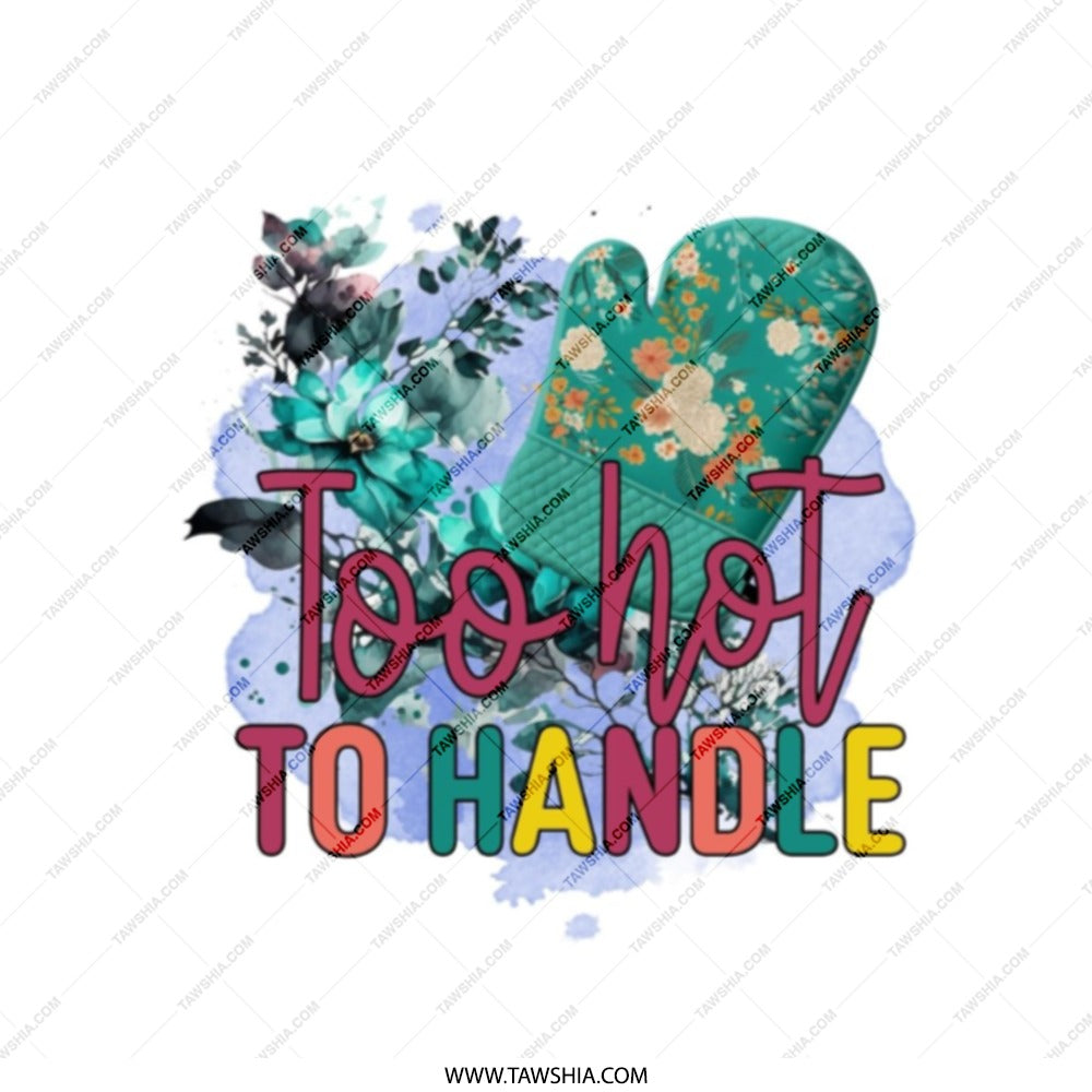 Funny Too Hot To Handle Tote Bag, Quirky Oven Mitt Design, Unique Kitchen Gift, Humorous Baker Gift, Novelty Tote Bag, Foodie Present - Tawshia