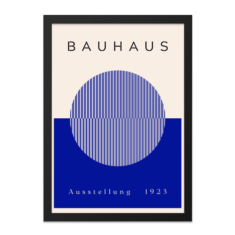Bauhaus Wall Art, Ausstellung 1923 Print, Modern Art Poster, Geometric Wall Decor, Minimalist Art Print, Home Decor Gift - Tawshia