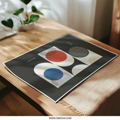 Bauhaus Ausstellung Photographic Print, Geometric Art Print, Modern Art Poster, Abstract Wall Art, July 23 1919 Art Print - Tawshia