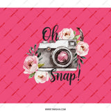 Oh Snap Camera Backpack, Floral Backpack, Photography Backpack, Camera Lover Backpack, Trendy Backpack, Gift for Photographer - Tawshia