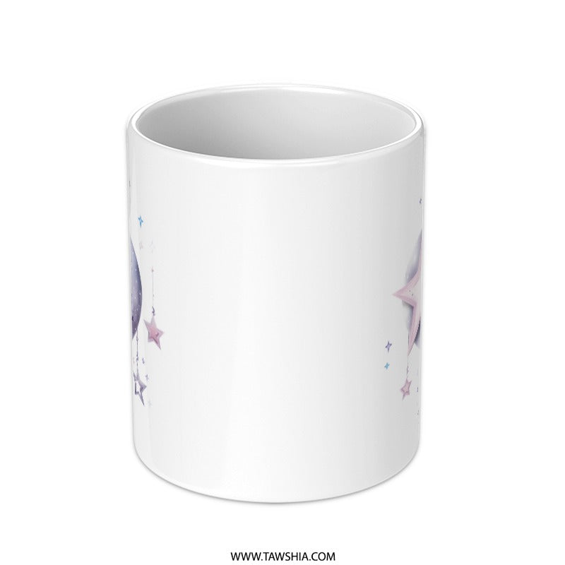 Star Heart Mug, Cute Mug, Dreamy Mug, Celestial Mug, Coffee Mug, Tea Mug, Stars Mug, Heart Mug, Unique Mug, Gift Mug - Tawshia