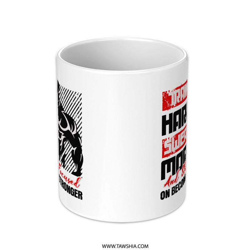 Hardest Succeed Motivational Quote Mug product