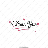 I Love You Pocket Mirror, Romantic Gift, Cute Pocket Mirror, Anniversary Gift, Valentines Day Gift, Couple Gift, Love You Gift - Tawshia