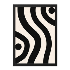 Modern Abstract Wall Art, Geometric Print, Black and Beige Decor, Minimalist Art, Contemporary Wall Decor, Home Office Art - Tawshia