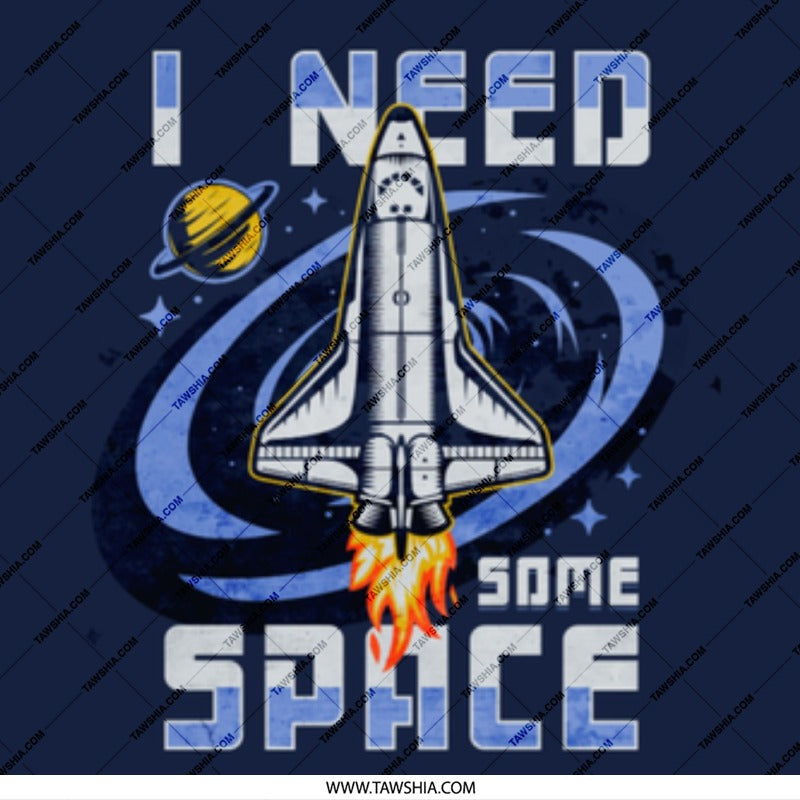I Need Some Space Rocket Graphic Design product type