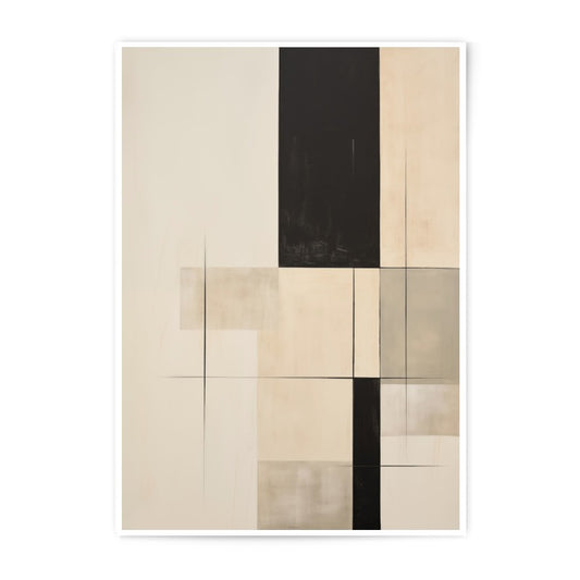 Abstract Photographic Print, Geometric Art Print, Minimalist Wall Art, Neutral Tone Photo Print, Modern Home Decor, Gallery Wall Art - Tawshia