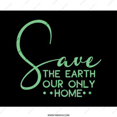 Save The Earth Mouse Pad, Environmental Awareness, Green Planet, Eco Friendly Gift, Office Decor, Computer Accessory, Home Office - Tawshia