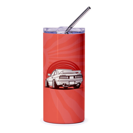 Toyota Supra Tumbler, JDM Car Tumbler, Japanese Car Fan Gift, 80s Car, Cool Car Tumbler, Car Lover Gift, Unique Tumbler - Tawshia