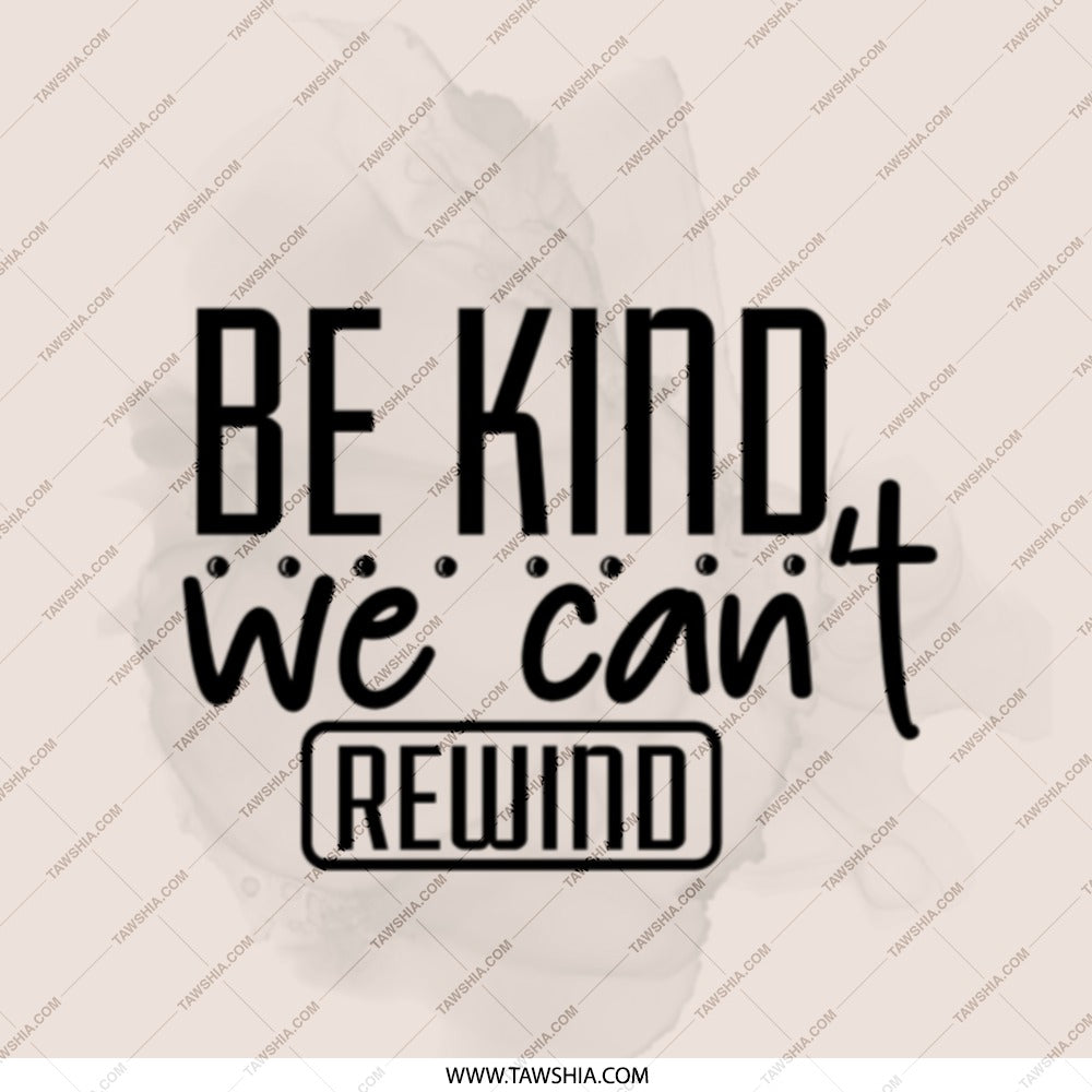 Be Kind Mirror, Rewind Mirror, Inspirational Quote Mirror, Pocket Mirror, Gift for Her, Cute Mirror, Compact Mirror, Handbag Mirror - Tawshia
