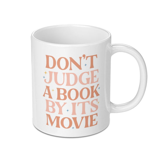 Book Lover Mug, Funny Movie Mug, Don't Judge A Book, Gift For Reader, Bookish Mug, Novelty Mug, Bookworm Gift, Cute Mug, Coffee Mug - Tawshia