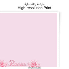 Roses are a Girl's Best Friend Photographic Prints, Floral Art, Cute Wall Decor, Pastel Prints, Gift Idea, Room Decor - Tawshia