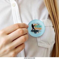 I'd Rather Be Fishing Pinback, Fisherman Gift, Fishing Lover, Hobbies Accessories, Gift Idea for Him, Gift for Her, Unique Gift Idea - Tawshia