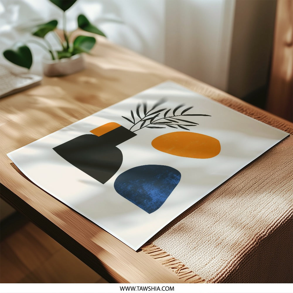 Abstract Art Photographic Prints, Modern Home Decor, Geometric Shapes Art, Wall Art Prints, Minimalist Art Print, Art Prints, Home Decor - Tawshia