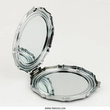 Hilali Pocket Mirror, Born to Win, Arabic Text, Soccer Gift, Team Pride, Unique Gift, Portable Mirror, Compact Mirror, Travel Mirror - Tawshia