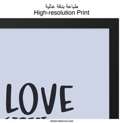 Funny Love Wall Art, I Love Your Stupid Face Print, Sarcastic Wall Decor, Cute Home Gift, Quirky Saying, Relationship Present - Tawshia