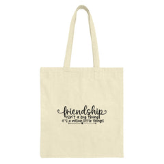 Friendship Tote Bag, Best Friend Gift, Cute Gift For Friends, Gift For Her, Friendship Quote Tote, Everyday Bag, Gift For Women - Tawshia