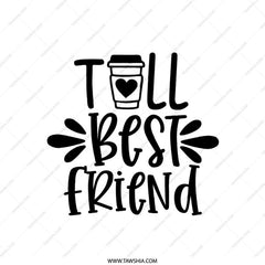 Best Friend Coffee Pillow, Gift for Friend, Coffee Lover Pillow, Friendship Pillow, Decorative Pillow, Home Decor - Tawshia