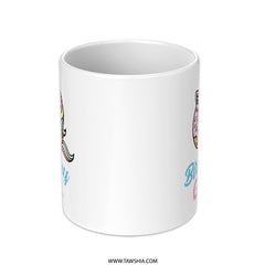 Birthday Girl Mug, Donut Unicorn, Cute Birthday Gift, Unique Kids Mug, Party Favor, Girls Birthday, Adorable Birthday Mug - Tawshia