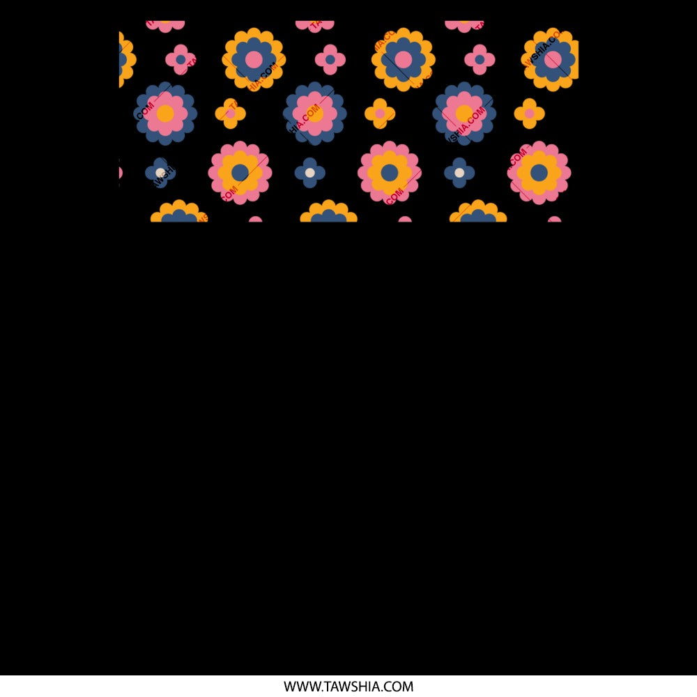 Colorful Floral Pattern Design for Crafting product