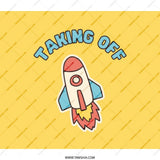 Taking Off Rocket Backpack, Space Exploration Backpack, Kids Backpack, Astronaut Gift, Outer Space Backpack, Travel Backpack, School - Tawshia