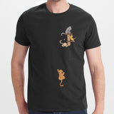 Cats Climbing Graphic Print T-Shirt product