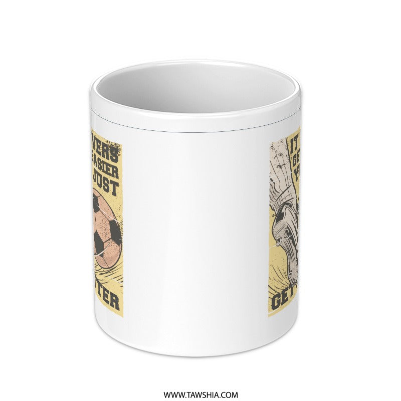 Inspirational Soccer Theme Mug Motivational Sports product