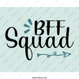 BFF Squad Mouse Pad, Best Friend Gift, Friendship Mousepad, Cute Desk Decor, Office Gift, Squad Goals, Fun Mousepad - Tawshia