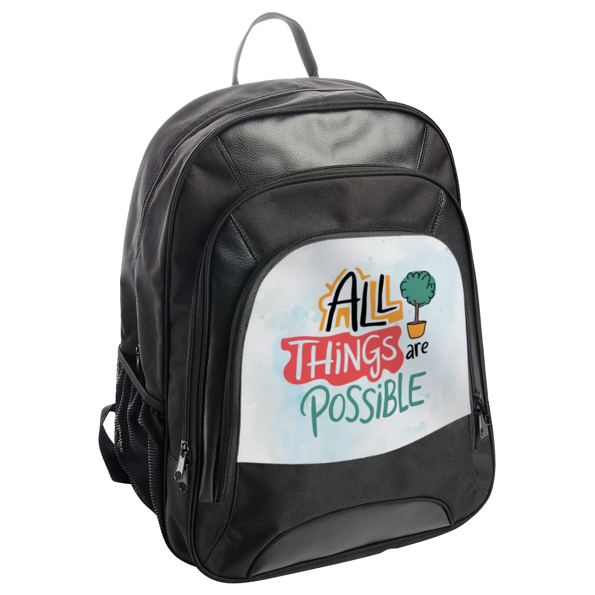 All Things Are Possible Printed Backpack Product