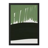 Abstract Green Wall Art, Minimalist Landscape Print, Modern Home Decor, Simple Art Print, Contemporary Wall Decor, Green Art - Tawshia