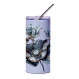 Lotus Flower Tumbler, Floral Tumbler, Elegant Tumbler, Gift for Her, Stylish Drinkware, Nature Lover Gift, Unique Tumbler Design - Tawshia