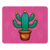 Cactus Mouse Pad, Potted Plant, Cute Desert Plant, Office Decor, Computer Accessory, Desk Mat, Gaming Mousepad - Tawshia