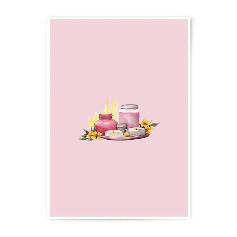 Spa Day Photographic Prints, Relaxation Artwork, Candle Art Prints, Aesthetic Wall Decor, Self Care Gift, Home Decor, Prints - Tawshia