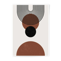Abstract Photographic Print, Geometric Shapes Art Print, Modern Home Decor, Minimalist Wall Art, Circle Line Art, Home Office Decor - Tawshia