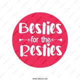 Besties for Resties Tote Bag, Friendship Gift, Best Friend Present, Cute Tote, Gift for BFF, BFF Tote Bag, Trendy Tote - Tawshia