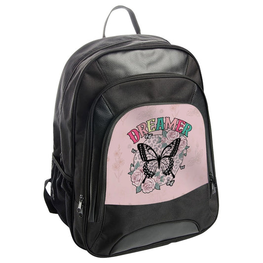Dreamer Butterfly Backpack, Pastel Floral Backpack, Pink Backpack, Trendy Backpack, Butterfly Lover Gift, Animal Print Backpack - Tawshia