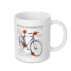 Bicycle Fundamentals Diagram Design Mug product