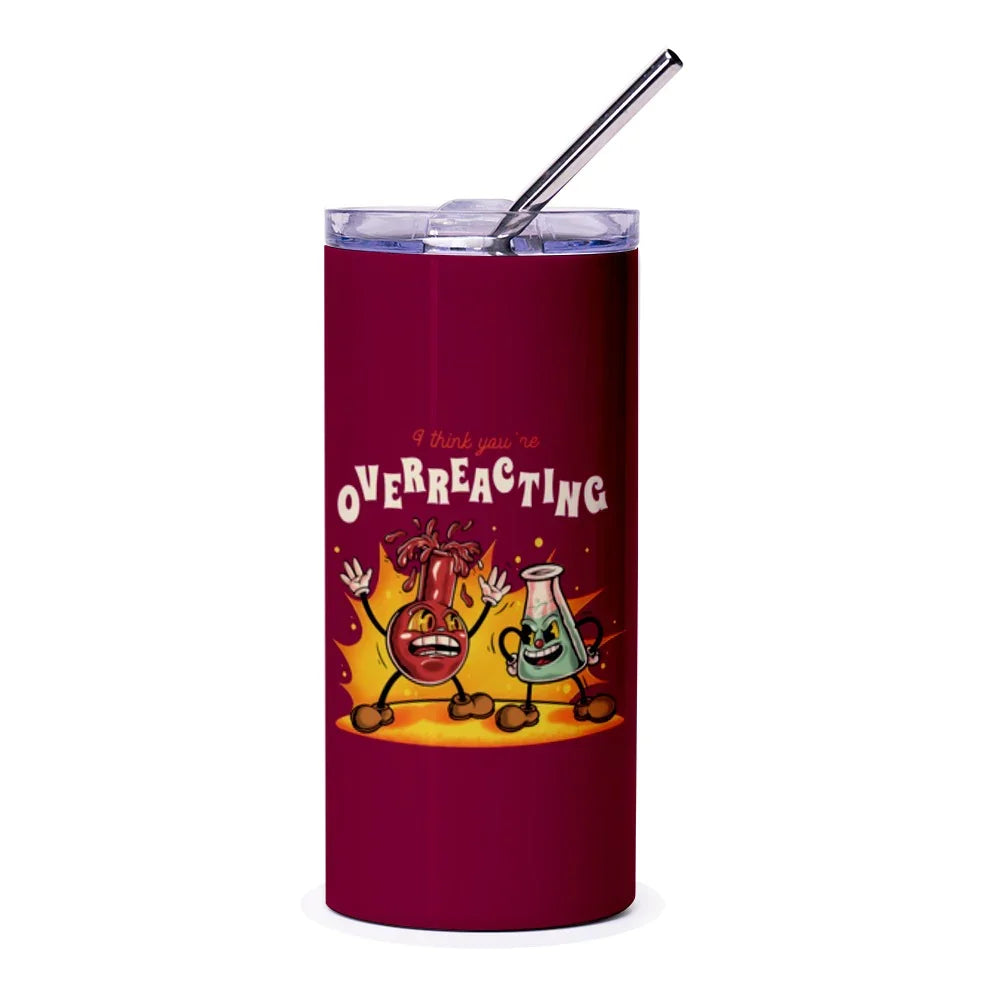 Humorous Overreacting Science Characters Tumbler product type