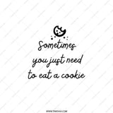 Cookie Pocket Mirror, Funny Pocket Mirror, Eat a Cookie, Motivational Quote Mirror, Gift for Cookie Lover, Cute Pocket Mirror - Tawshia