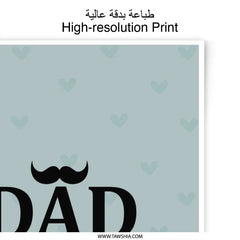 Dad The Man Photographic Prints, Father's Day Gifts, Dad Gifts, Dad Art, Home Decor, Modern Art, Wall Art, Gifts for Him - Tawshia