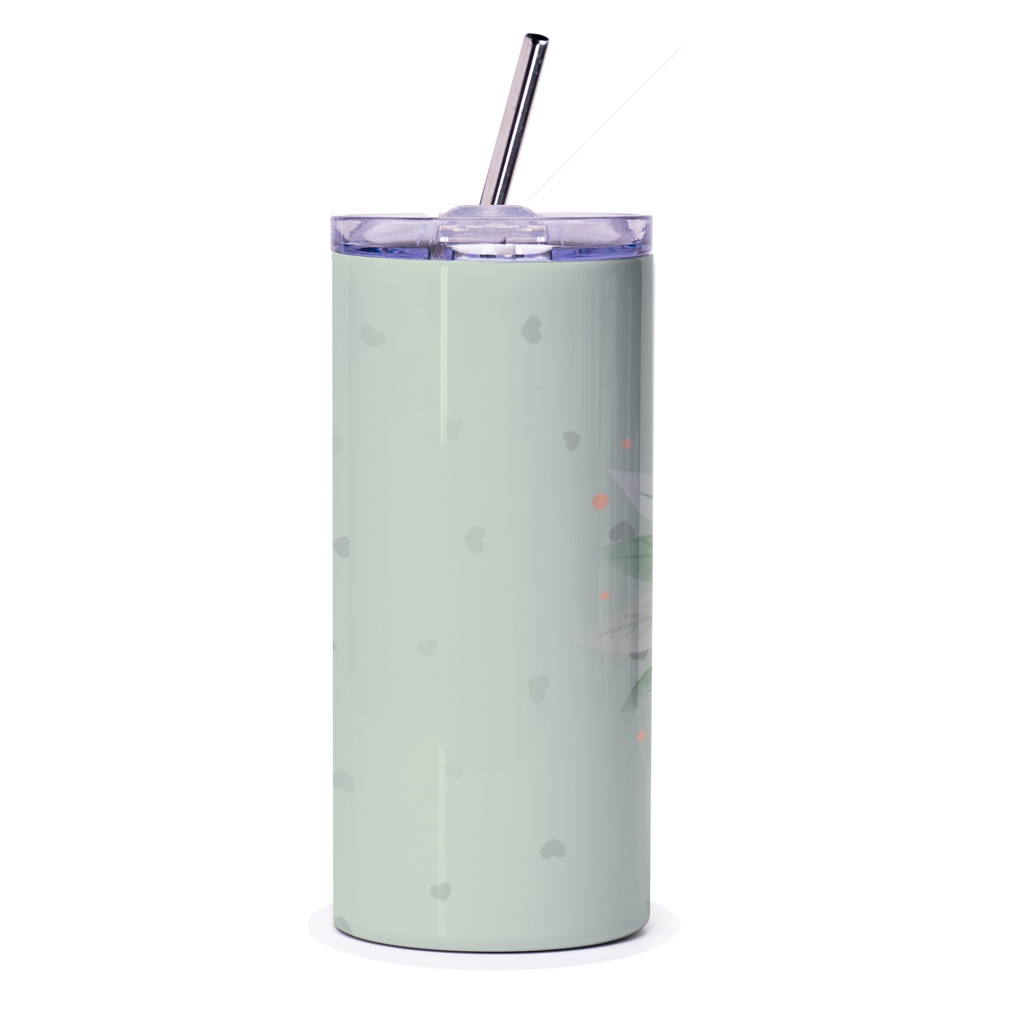 Beautiful Heart Design Tumbler with Straw product
