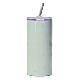 Beautiful Heart Design Tumbler with Straw product