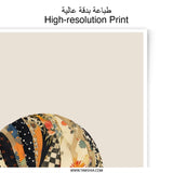 Floral Orb Photographic Print, Abstract Art Print, Round Design, Modern Wall Art, Home Decor, Circle Art, Unique Prints, Stylish Decor - Tawshia