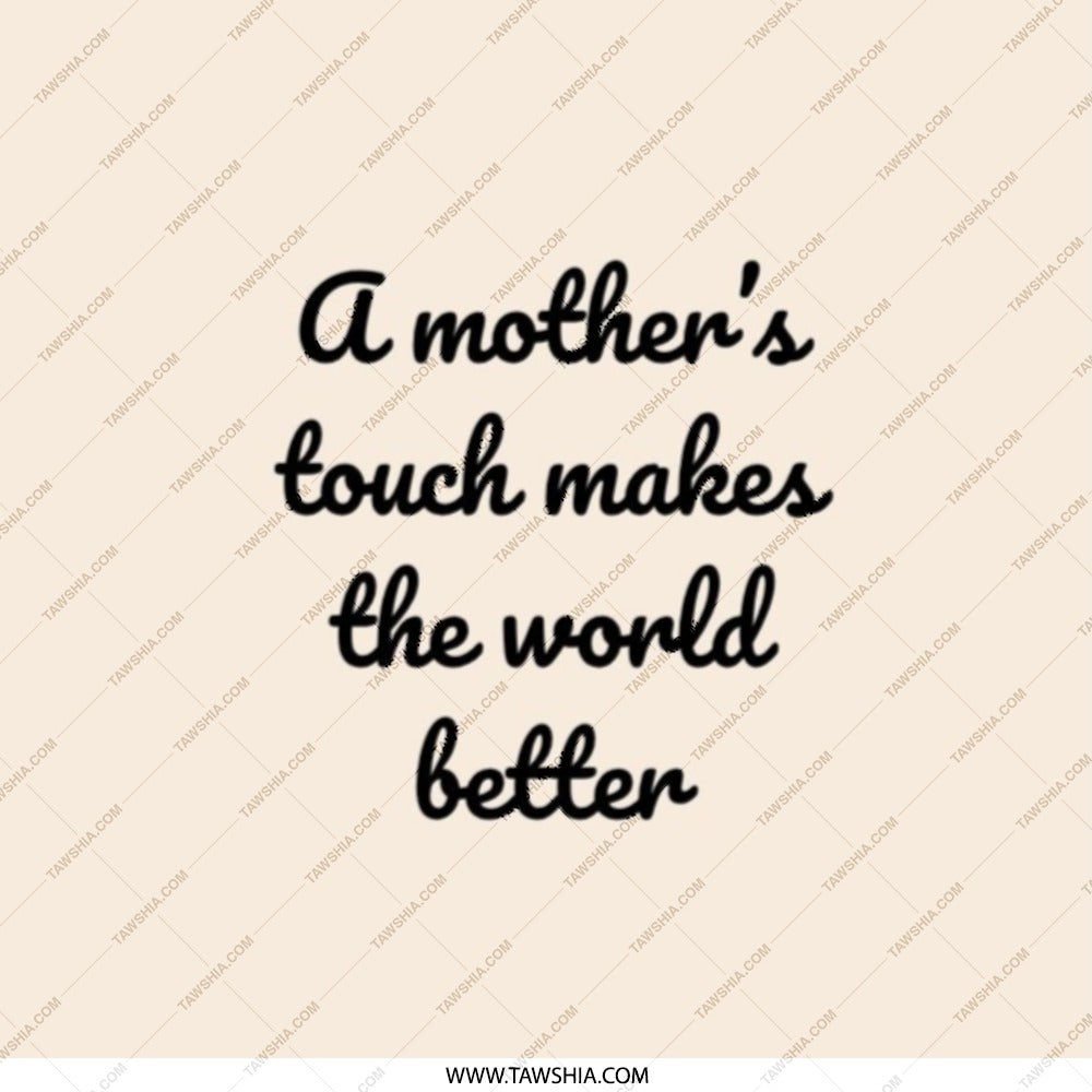 Mother's Touch Pocket Mirror, Mom Gift, Inspirational Quote, Compact Mirror, Travel Mirror, Makeup Mirror, Gift for Her - Tawshia
