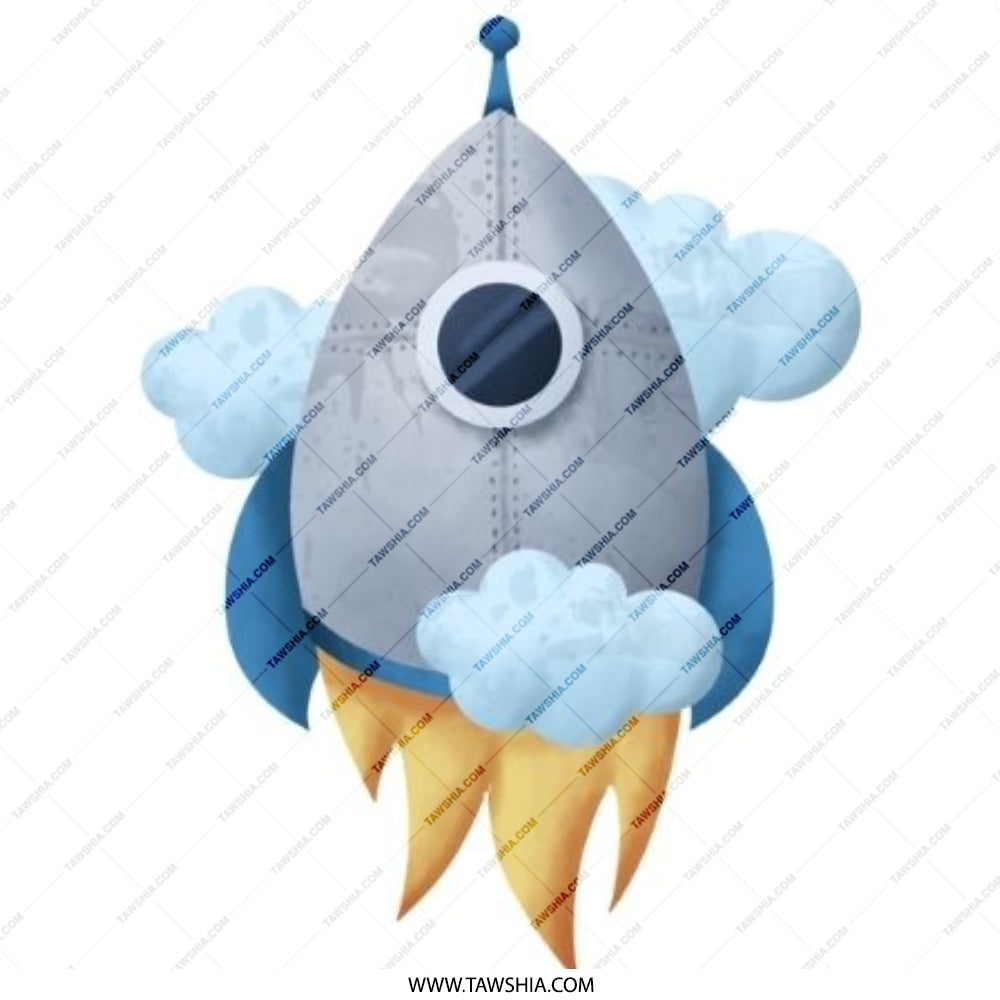 Rocketship Pinback Button, Space Adventure, Cute Rocket Badge, Kids Party Favor, Fun Accessory, Outer Space Gift, Unique Button Design - Tawshia