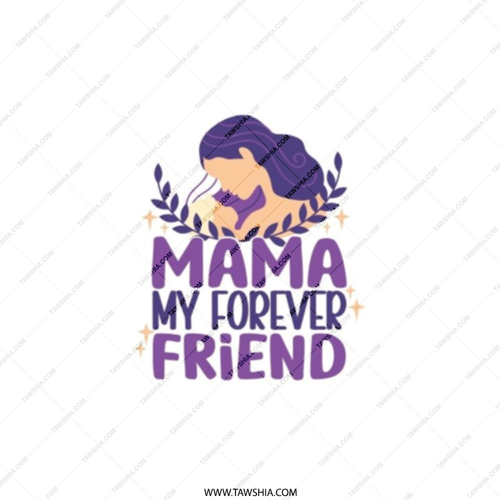 Mama Pocket Mirror, Mother Daughter Gift, Mom Forever Friend, Mothers Day Present, Cute Makeup Mirror, Unique Mothers Day Pocket Mirror - Tawshia